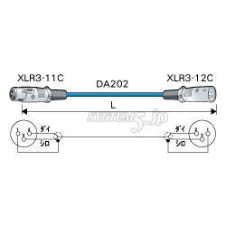 CANARE DAC30 30M BLU AES/EBUオーディオケーブル XLR3（メス）-XLR3