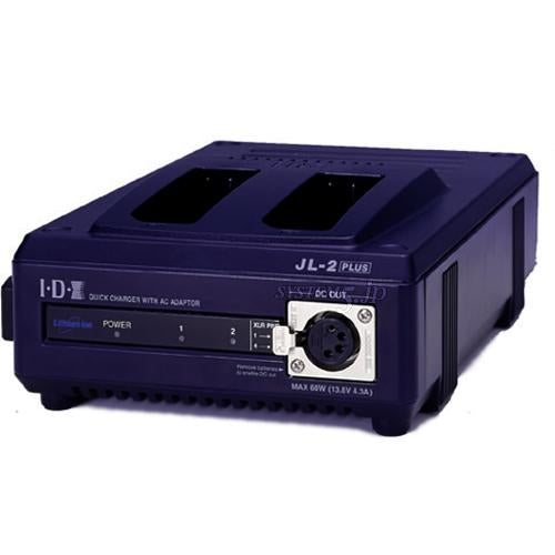 IDX JL-2Plus NP用2チャンネル順次急速充電器(ACアダプター機能付