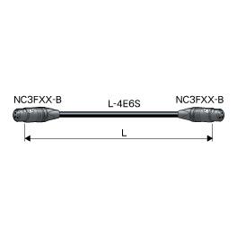 CANARE EC03-B11 3M BLK XLRケーブル NC3（メス）-NC3（メス） 3m 黒