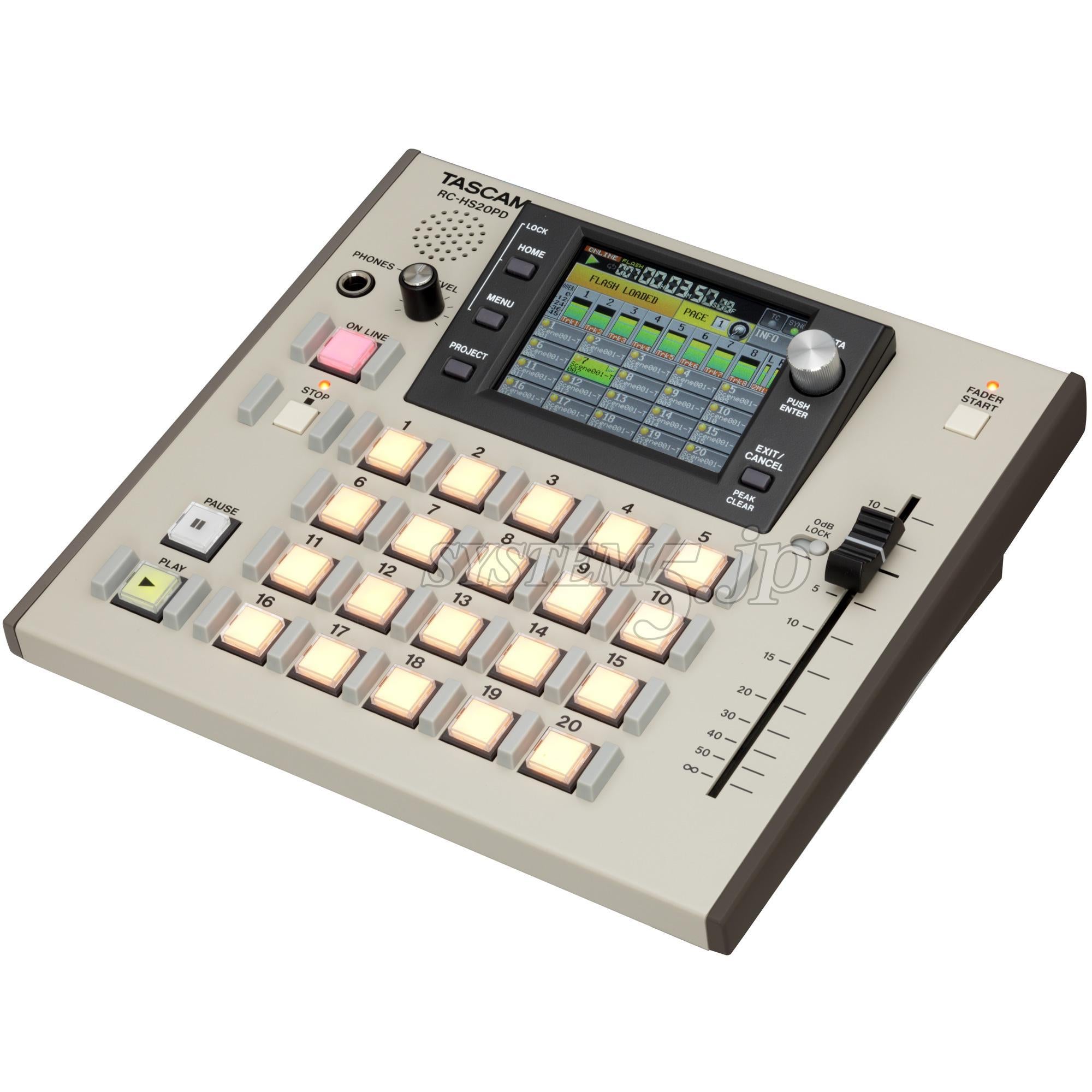 TASCAM ダイレクトプレイリモートコントローラー TASCAM製品用 RC-20-