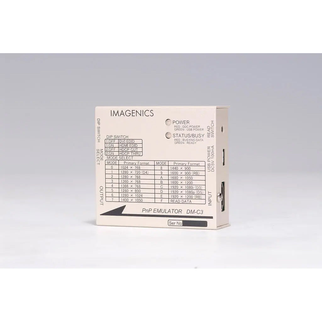 IMAGENICS DM-C3 HDMIプラグアンドプレイエミュレーター | System5