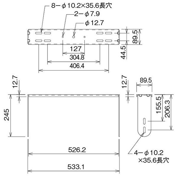 JBL MTC-29UB-WH U字金具(ホワイト)