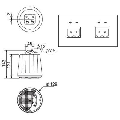 JBL Control 62P-WH 天井吊下げ用フルレンジ・スピーカー(ホワイト/2本1組)