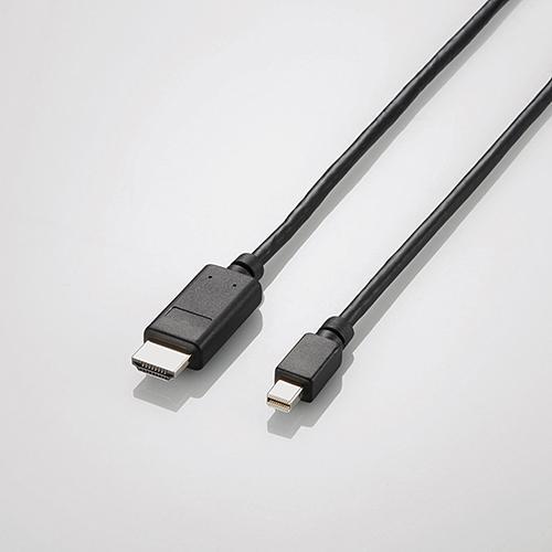 ELECOM AD-MDPHDMI10BK Mini DisplayPort-HDMI変換ケーブル(1m