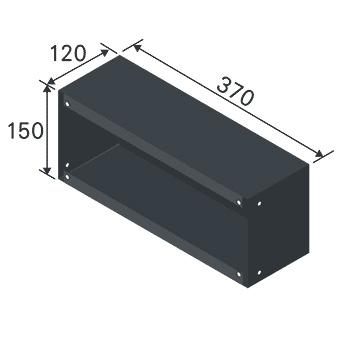 CANARE CSW-KBF-2/10-BOX 扉なし壁用端子盤フレーム TP2-W用 裏ボックス