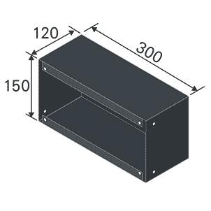 CANARE CSW-KBF-2/8-BOX 扉なし壁用端子盤フレーム TP2-W用 裏ボックス