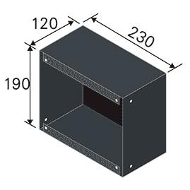 CANARE CSW-KBF-3/6-BOX 扉なし壁用端子盤フレーム TP3-W用 裏ボックス