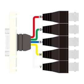 CANARE CP-H15F-S 壁用AVコンセント CPシリーズ VGA シルバー