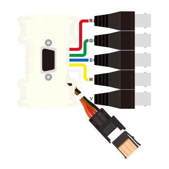 CANARE CP-H15FE-I 壁用AVコンセント CPシリーズ VGA アイボリー