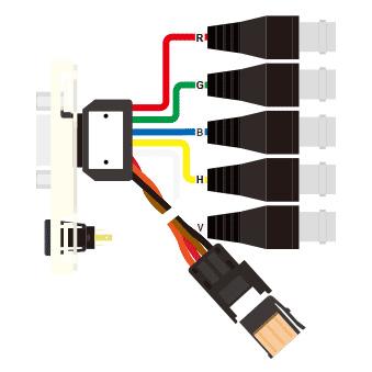 CANARE KP-H15FEMSJ-I 壁用AVコンセント CPシリーズ VGA アイボリー