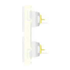 CANARE CP-RUW-S 壁用AVコンセント CPシリーズ BNC シルバー