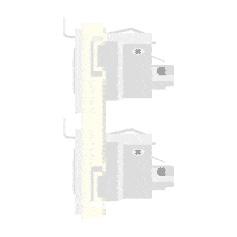 CANARE CP-5X1W-W 壁用AVコンセント CPシリーズ XLR5P/NC5P ホワイト