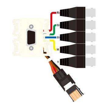 CANARE CPS-H15FE-S 壁用AVコンセント CPSシリーズ VGA シルバー