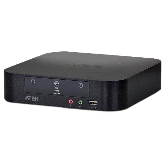 【生産完了】ATEN CS1942 USB2.0ハブ搭載 2ポート USB Mini DisplayPort/オーディオ デュアルディスプレイ KVMPスイッチ