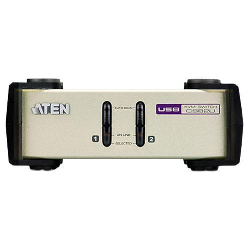 ATEN CS82U ポート PS/2-USB VGA KVMスイッチ