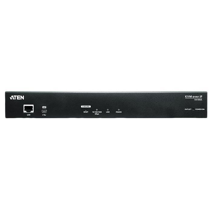 ATEN KN1000A 1ローカル/リモート アクセス共有 1ポート VGA KVM over IP (1ポート電源制御PDU機能搭載、解像度1,920×1,200対応)