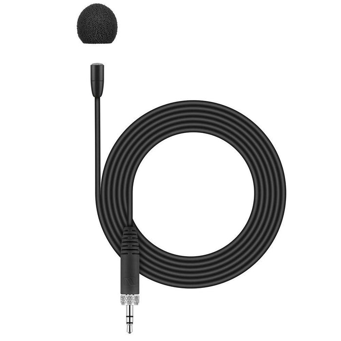 SENNHEISER MKE Essential Omni-Black-EW エボリューションワイヤレスシステム用クリップオンマイク(無指向性、ブラック)