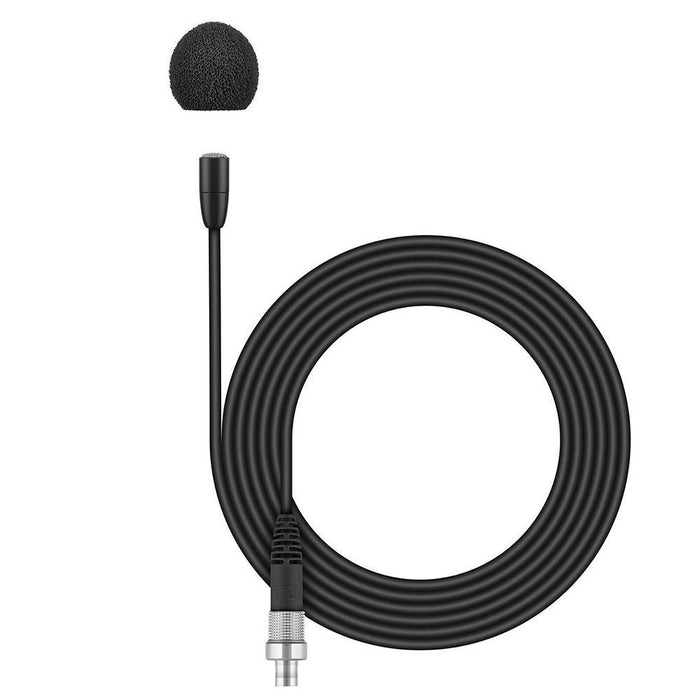 SENNHEISER MKE Essential Omni-Black エボリューションワイヤレスシステム用クリップオンマイク(LEMOコネクタ、無指向性、ブラック)