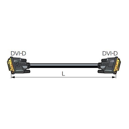 CANARE DVID015A DVI-Dケーブル 1.5m