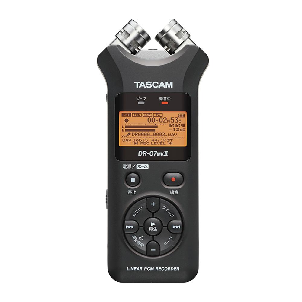 生産完了】TASCAM DR-07MKII VER2 リニアPCMレコーダー - 業務用撮影 