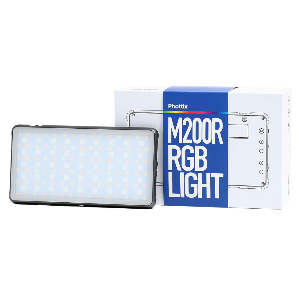 Phottix M200R RGB Light RGBマルチカラー ポータブルLEDライト - 業務