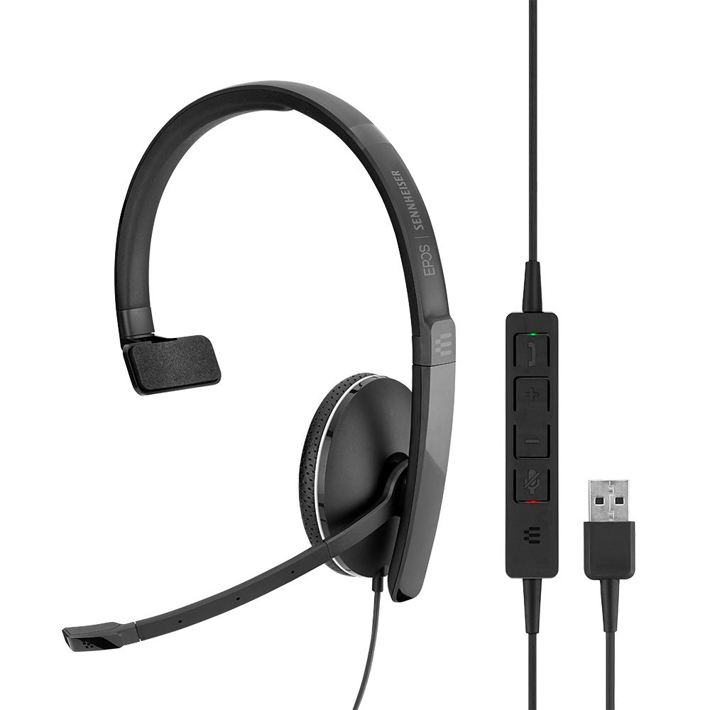 EPOS|SENNHEISER 508316 片耳USBヘッドセット SC 135 USB - 業務用撮影