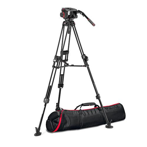 Manfrotto MVK509TWINFA 509HDビデオ雲台+645FASTアルミ三脚 - 業務用