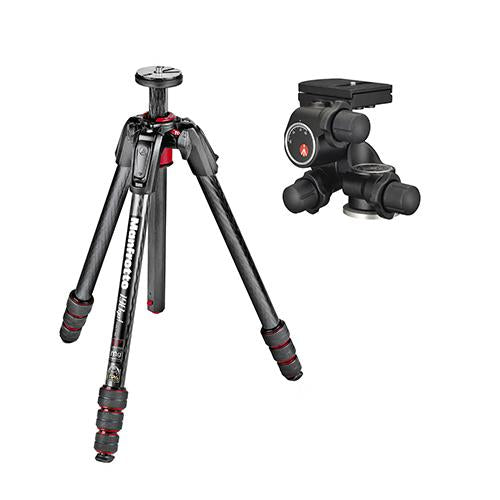 Manfrotto JP-MK190GC4-410 190go!カーボン4段三脚+410ギア付き雲台