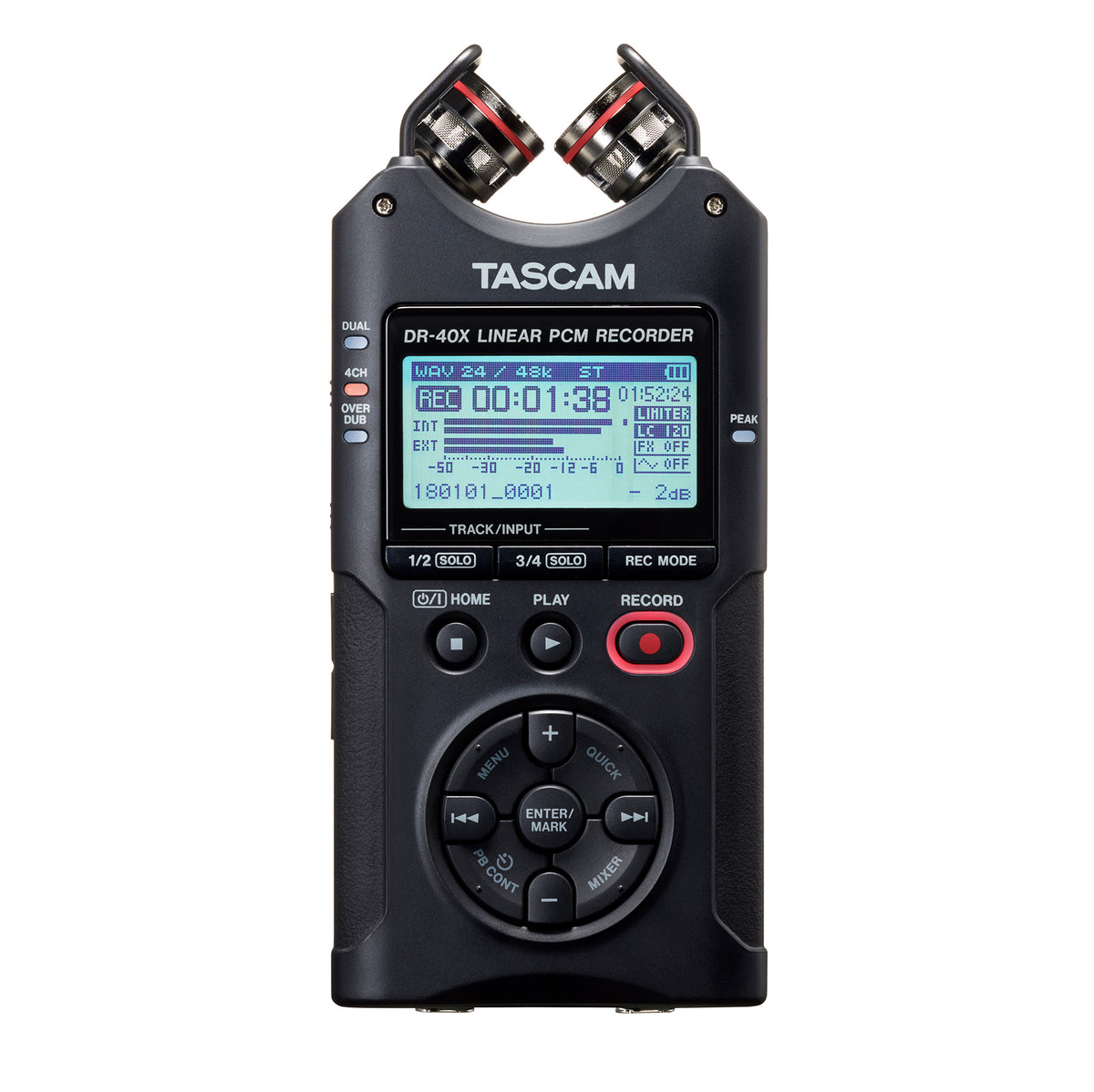 TASCAM DR-40X 4トラックデジタルオーディオレコーダー/USB