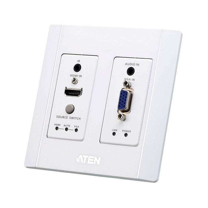 ATEN VE2812AUST HDMI & VGA HDBaseTトランスミッター(USウォールプレート、POHタイプ)