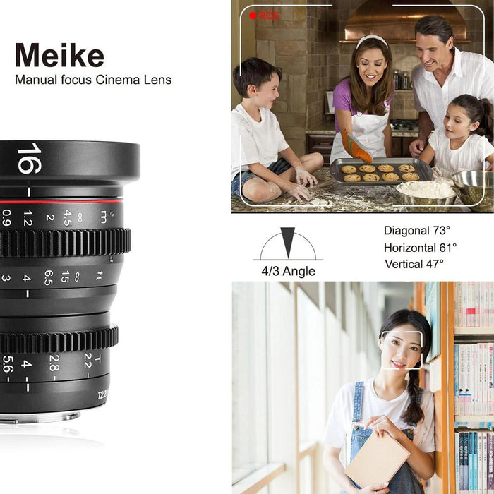 Meike 20640001 MK-16mm T2.2-M43