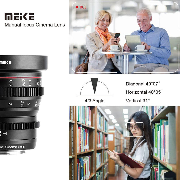 Meike 20660008 MK-25mm T2.2-E