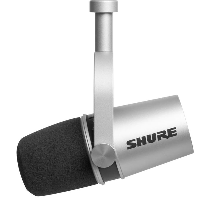 SHURE MV7-S-J ポッドキャストマイクロホン(シルバー) - 業務用撮影