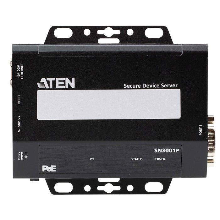 ATEN SN3001P 1ポート シリアルデバイスサーバー（PoE対応）