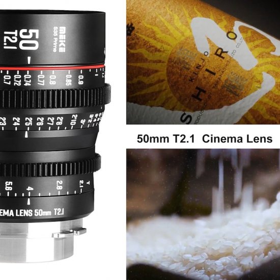 Meike 21550002 MK-50mm T2.1 S35-Prime EF