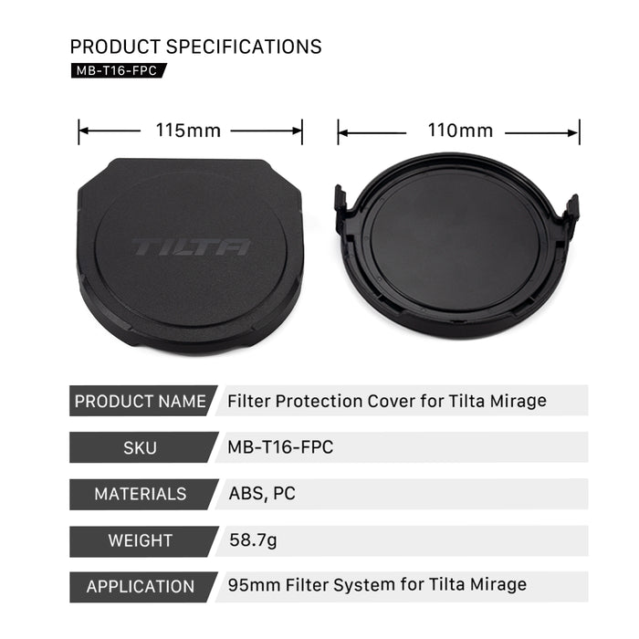 Tilta MB-T16-FPC Filter Protection Cover for Tilta Mirage