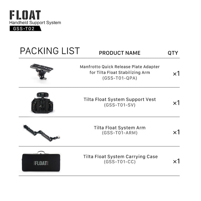 Tilta GSS-T02 Tilta Float Handheld Support System