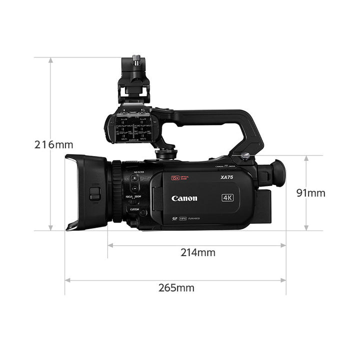 特典付き】Canon XA75 業務用デジタルビデオカメラ(SDI端子搭載モデル 