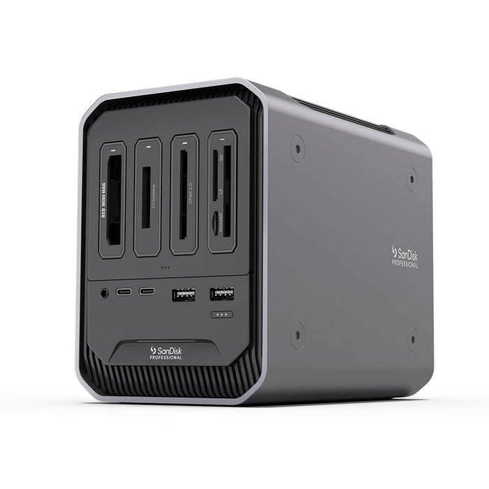 SanDisk Professional SDPD14F-0000-SBAAD SanDisk Professional PRO-DOCK プロフェッショナル向けメディアリーダー用 4ベイドッキングステーション