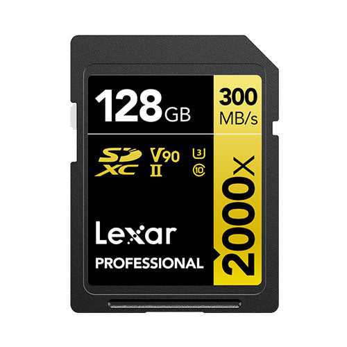 Lexar LSD2000128G-BNNNJ Lexar SDXCカード 128GB 2000x UHS-II U3 V90 ...