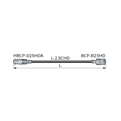 大創業祭】CANARE DM2.5HDC015EA-BP 1.5M BLK マイクロBNCケーブル