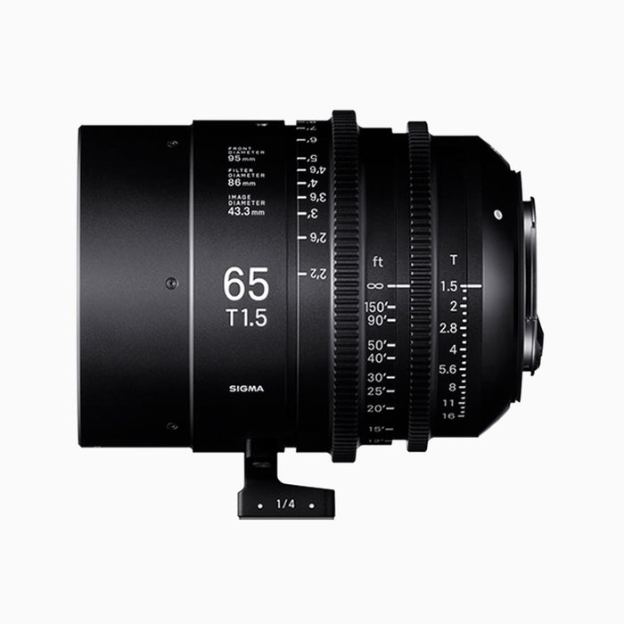 SIGMA FF High Speed Prime Line (65mm/T1.5 FF/Eマウント/フィート表記)