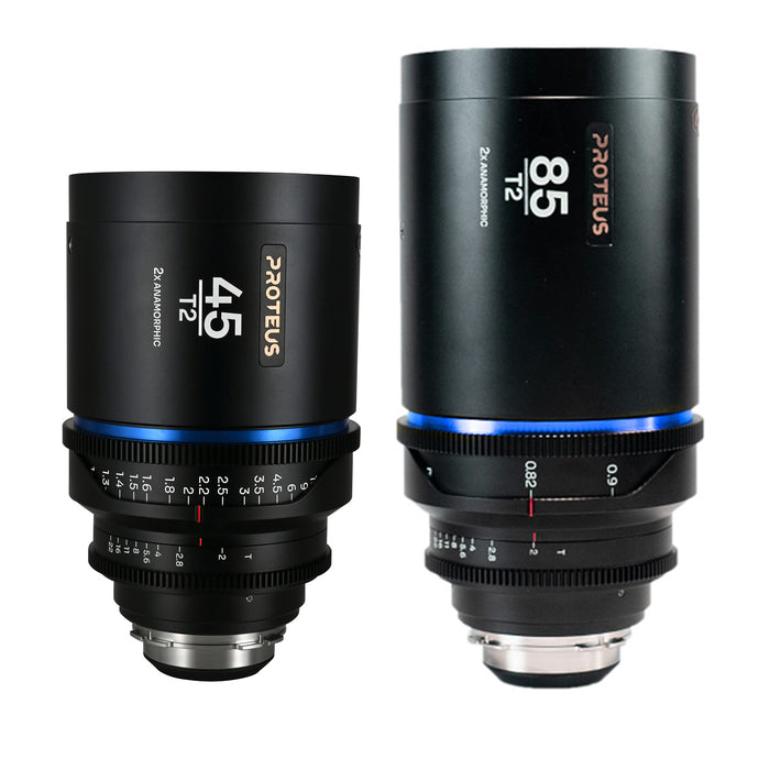 LAOWA LAO0448 Proteus 2X Anamorphic 2Lens Bundle(45mm/85mm) Blue(Feet)