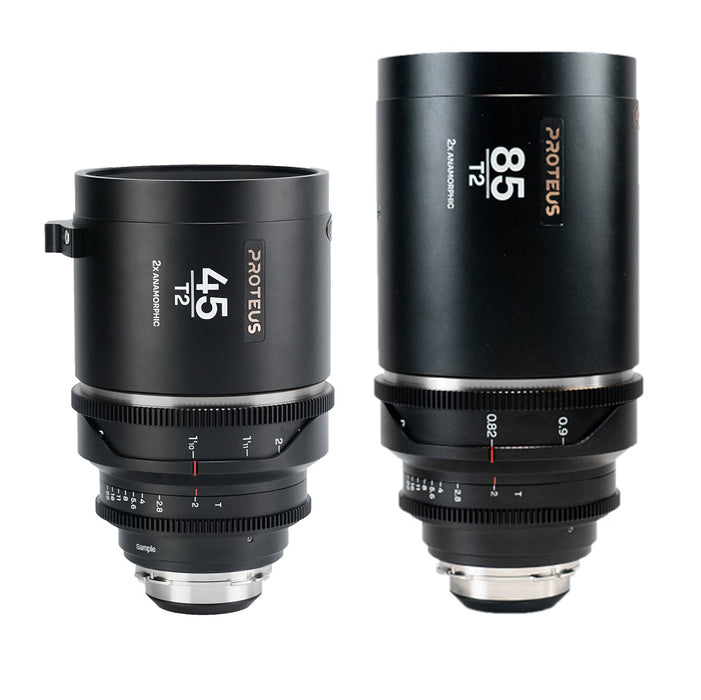 LAOWA LAO0450 Proteus 2X Anamorphic 2Lens Bundle(45mm/85mm) Silver(Feet)