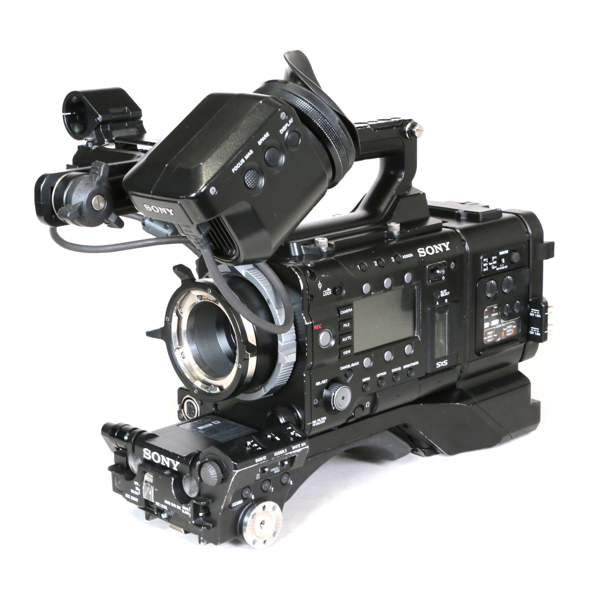 中古品】SONY PMW-F55 ＋ CBK-55BK CineAlta 4Kカメラ ＋ EFPスタイル